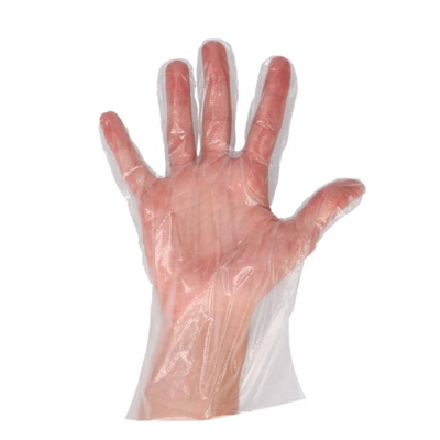 Afbeelding van Transparante PE Handschoenen CMT Geruwd 25my Dispenser One size