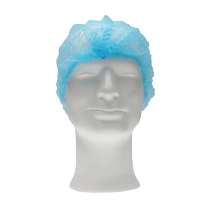 Afbeelding van Hairnets CMT Hair Net Clip Cap PP Non Woven Blue Size L 53cm