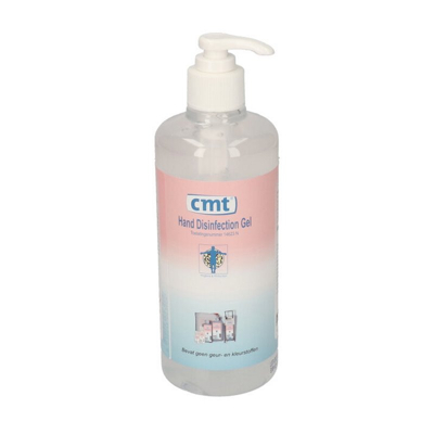 Afbeelding van Cleaning &amp; disinfection CMT Hand Alcohol gel with pump 500ml