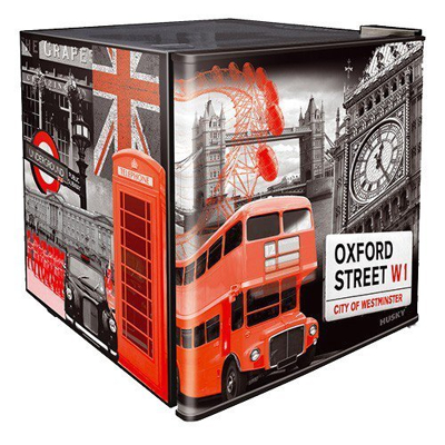 Afbeelding van Husky mini koelkast Oxford Street London design 43 liter