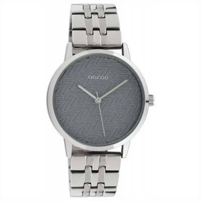 Afbeelding van OOZOO C10555 Horloge Timepieces staal silver grey 36 mm