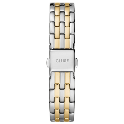 Afbeelding van CLUSE CS1401101077 Horlogeband staal zilver en goudkleurig 16 mm