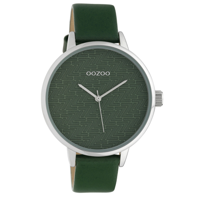 Afbeelding van OOZOO C10249 Horloge Timepieces groen 42 mm