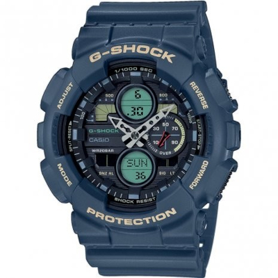 Afbeelding van Casio GA 140 2AER Horloge G Shock Classic donkerblauw 51 mm