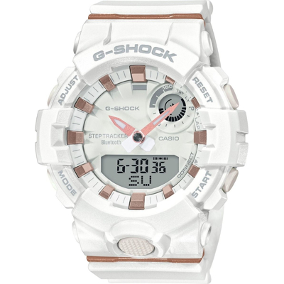 Afbeelding van Casio GMA B800 7AER Horloge G Shock Bluetooth Steptracker 45 mm