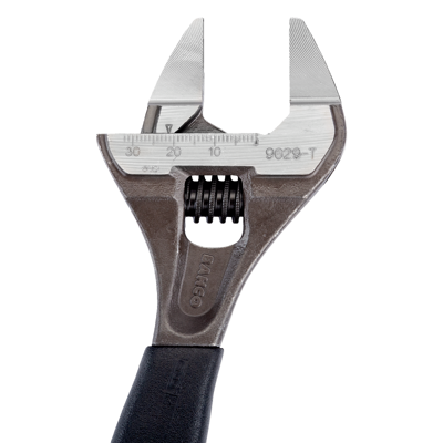 Afbeelding van Bahco verstelbare moersleutel met dunne bek ergo 170/32 mm rubber