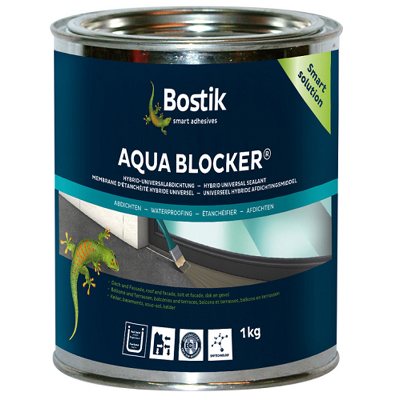 Afbeelding van Bostik Aquablocker grijs blik 1 kg