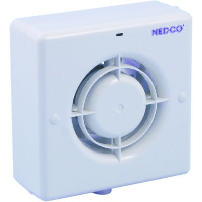 Afbeelding van Nedco badkamer /toiletventilator CR 100 VT met sensor+timer