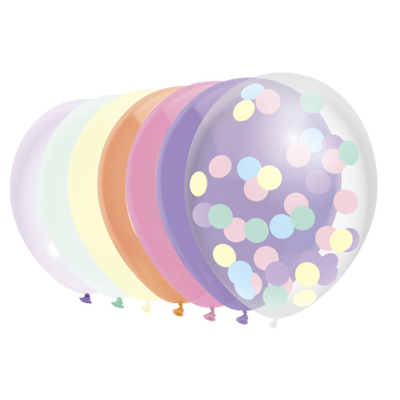 Afbeelding van Ballon Haza uni 30cm 10 stuks pastel assorti
