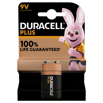 Afbeelding van Duracell batterij 9 Volt super alkaline