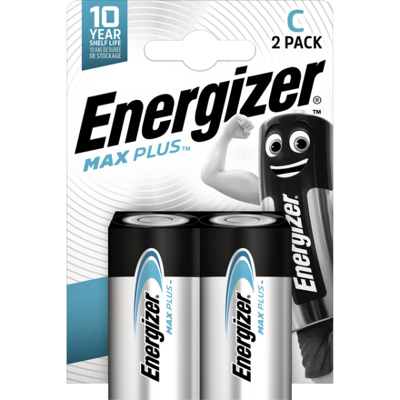 Afbeelding van Energizer batterijen Max Plus C, blister van 2 stuks