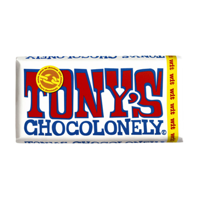Afbeelding van Chocolade Tony&#039;s Chocolonely wit reep 180gr