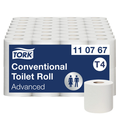 Afbeelding van Tork Traditioneel Toiletpapier Advanced 2 Laags T4 110767