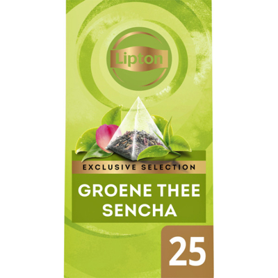 Afbeelding van thee Lipton Exclusive groene sencha 25x2gr