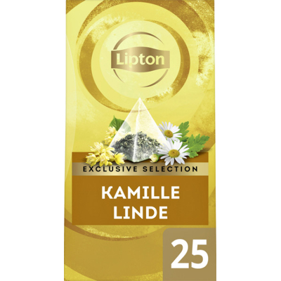 Afbeelding van Thee Lipton Exclusive kamille linde 25x2gr