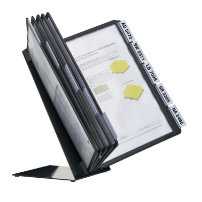 Afbeelding van Bureaustandaard Durable Vario met 10 tassen A4 zwart
