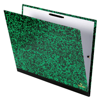 Afbeelding van Tekenmap Canson studio 32x45cm 2 elastieken groen