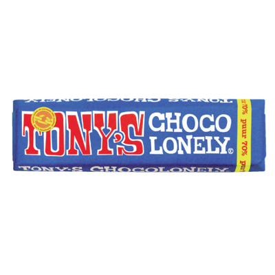 Afbeelding van Chocolade Tony&#039;s Chocolonely puur reep 50 gr