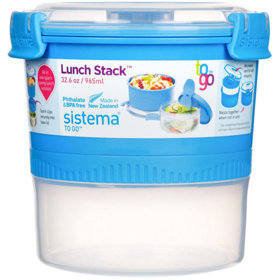 Abbildung von Sistema Lunchbox Lunch Stack To Go, 965ml, Farbe zufällig