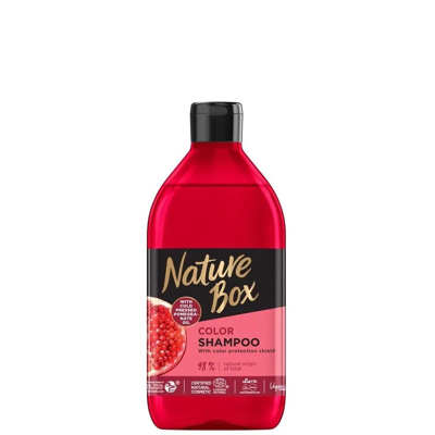 Afbeelding van Nature Box Shampoo color with pomegranate oil &amp; protection shield 385ml