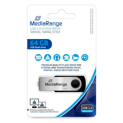 Afbeelding van MEDIARANGE USB Stick 2.0 64 GB