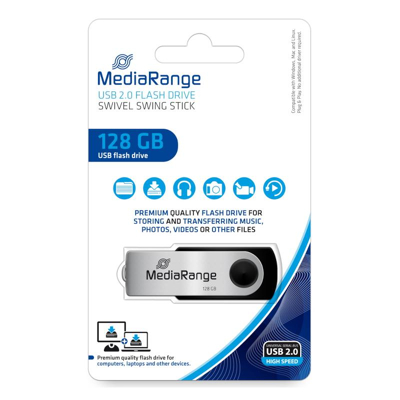 Afbeelding van MEDIARANGE USB Stick 2.0 128 GB