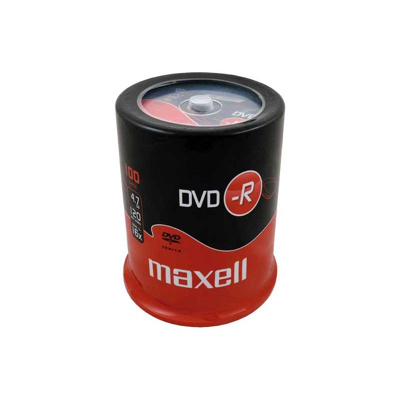 Afbeelding van DVD R 4,7 GB MAXELL 16x Cakebox 100 stuks