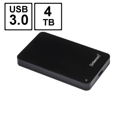 Afbeelding van INTENSO &quot;Memory Case&quot; externe USB 3.0 harde schijf 2,5&quot; 4TB zwart