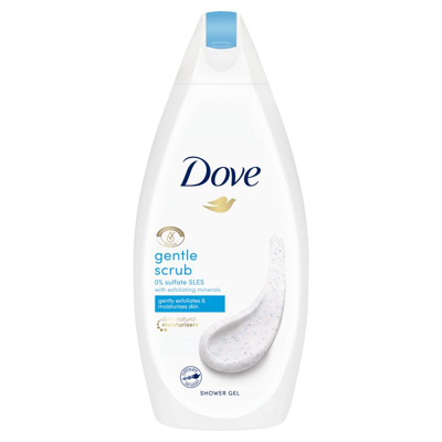 Afbeelding van Dove Douchegel Women Gentle Exfoliating voedt diep in de oppervlaktelagen van huid 500 ml