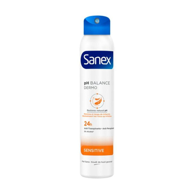 Afbeelding van Sanex Women Deospray Dermo Sensitive voor de gevoelige huid 200 ml