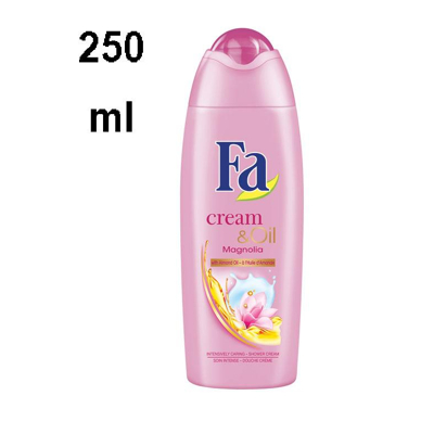 Afbeelding van Fa Women Douchegel Cream &amp; Oil Silk Magnolia 250 ml