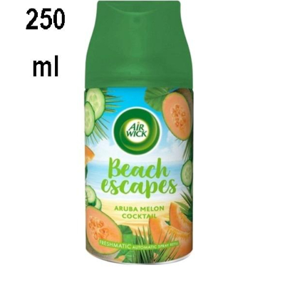 Afbeelding van 6er Pack AIRWICK Navulling &quot;Beach Escapes Melon Cocktail&quot; voor automatische Luchtverfrisser 250 ml