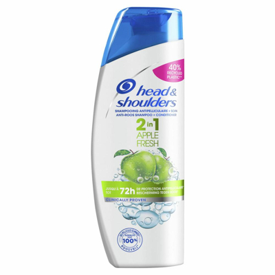Afbeelding van 6x Head &amp; Shoulders Shampoo Conditioner 2in1 Apple Fresh 270 ml