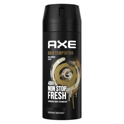 Afbeelding van Axe Gold Temptation Deodorant &amp; Bodyspray 150ML