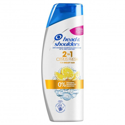 Afbeelding van Head &amp; Shoulders 2in1 Anti Roos Shampoo+ Conditioner Citrus Fresh 450ml