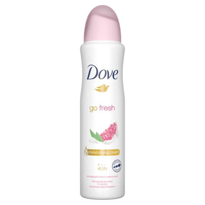 Afbeelding van Dove Women Deospray Go Fresh Granaatappel 150 ml