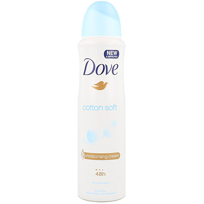 Afbeelding van Dove Women Deospray Cotton Soft 150 ml
