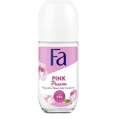 Afbeelding van FA Women Deo Roll on &quot;Pink Passion&quot; in glass bottle 50 ml