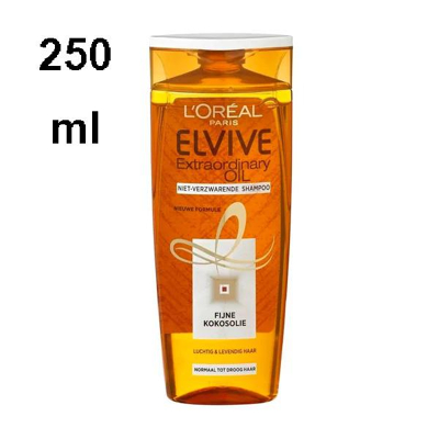 Afbeelding van L&#039;Oréal Elvive Extraordinary Oil Kokosolie Shampoo luchtig &amp; levendig Haar 250 ml