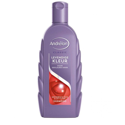 Afbeelding van Andrelon Shampoo Levendige Kleur voor verzorgen en beschermen gekleurd haar 300 ml