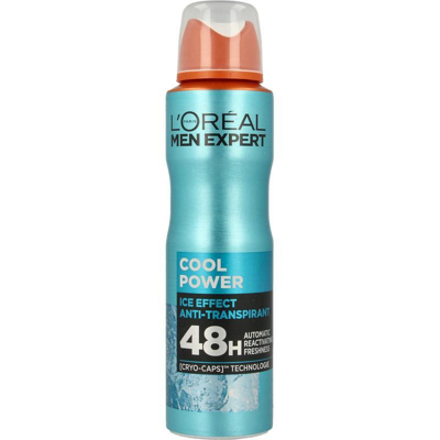 Afbeelding van Men Expert Deodorant Spray Cool Power, 150 ml