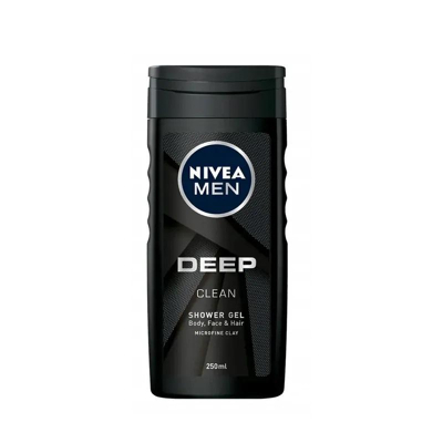 Afbeelding van Nivea Douchegel Men Deep Clean zorgt voor een gehydrateerde huid 250 ml