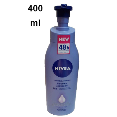 Afbeelding van 6er Pack NIVEA Bodymilk met pomp Zijdezacht 400 ml