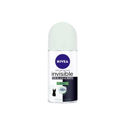 Afbeelding van 6er Pack NIVEA Women &quot;Invisible for Black &amp; White Pure&quot; Deo Roll on 50ml