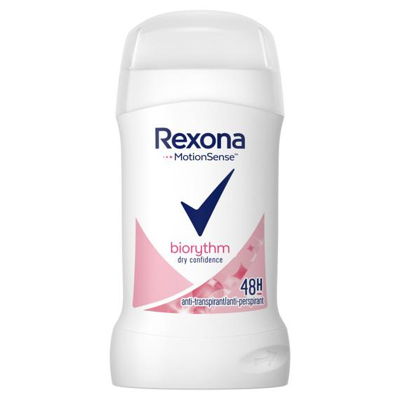 Afbeelding van 6er Pack Rexona Antitranspirant Deodorant Stick Biorythm 40ml