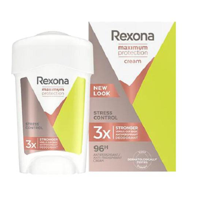 Afbeelding van 6er Pack Rexona Deo Cream Stick Dames Maximale bescherming Stress Control 45ml