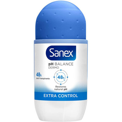Afbeelding van SANEX Women Deo Roll on &quot;Dermo Extra Control&quot; 6er Pack (6 x 50 ml)