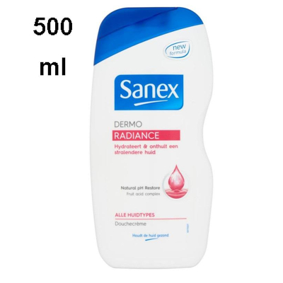 Afbeelding van Sanex Douchegel Dermo Radiance hydrateren alle huidtypes 500 ml