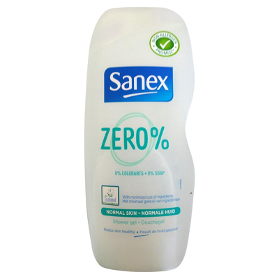 Afbeelding van 6x SANEX douchegel Zero% Normal Skin 250 ml