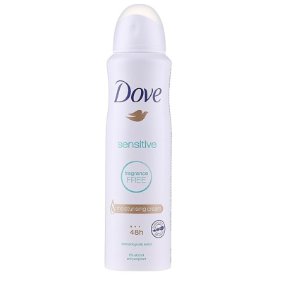 Afbeelding van 6er Pack Dove Deospray Women Sensitive Anti Perspirant 150 ml